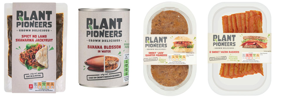 Sainsbury’s plant based food packaging design